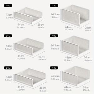 TEMU 2개 묶음 접이식 다용도 칸막이 옷장 정리함 | 플라스틱 수납 상자, 통기성, 선반, 옷장, 아기방용, 옷, 계절 의류, 침구, 장난감, 담요, 수건, 가정 정리 - JOYBOS, 침대 밑 수납|이불정리함