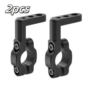 TEMU 핸들바 마운트 브래킷 - 조절 가능한 공구 없는 시스템, 진동 방지 및 미끄럼 방지, 헤비듀티 클램프, 거울/휴대폰/노트북 홀더용 - , 스쿠터, 더트바이크 호환 (간편)