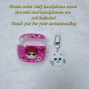 TEMU 에어팟 프로/2/1/3/4용, 고양이 펜던트가 있는 귀여운 TPU 이어폰케이스 - 카툰 패턴의 창의적인 디자인