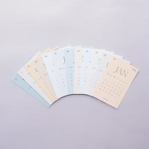 TEMU 2026년 월별 캘린더 카드 - 골드 레터링이 돋보이는 우아한 디자인, 6x9cm, 학교, 집 & 사무실 정리용으로 완벽, 12개 월별 플래너 포함, 월별 플래너 | 우아한 | 튼튼한 종이, 월별 플래너 패드