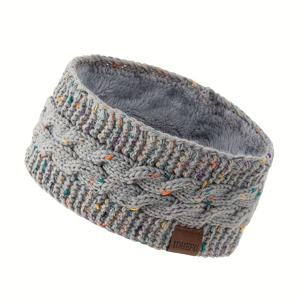 TEMU 1개 여성용 겨울 따뜻한 머리띠, 레터 & 숫자 디자인 - 부드럽고 따뜻한 헤어밴드, 탄성 있는 클로저, 파스텔 색상 (핑크, 레드, 회색, 청록색, 보라색, 녹색, 노란색, 주황색, 갈색, 라이트, 라이트 그린, 라이트 회색, 다크 그레이, 다크 브라운, 다크)