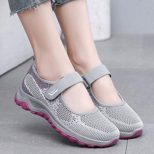 TEMU 여성 여름운동화 엄마화 캐주얼화 운동용 워킹화 메쉬 운동화 가볍고 편안하다 펀칭 통풍 데일리 캐주얼