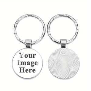 TEMU 맞춤형 가족 또는 반려동물 이미지, 로고, 양면 유리 돔 펜던트가 특징인 개인 맞춤 사진 키체인 1개. 남녀 모두에게 적합합니다. 이 DIY 발광 키링은 훌륭한 생일 선물이 됩니다.