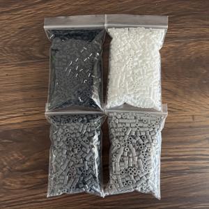 TEMU DIY 수제 주얼리 만들기용 4개 세트 2000pcs 5mm 대형 구멍 퓨즈 비즈 - 창의적인 공예를 위한 멜팅 픽셀 퍼즐 비즈 - 주얼리 디자이너에게 완벽한