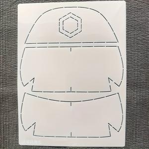 TEMU 할머니 패치워크 안경 케이스 템플릿 라인 - 이상적인 수제 및 퀼트 도구, 사용하기 쉽고, 크림 화이트, 눈 안경 디자인 포함, 수제 필수품 | 패치워크 디자인 | 내구성 있는 직물 케이스, 수제 액세서리