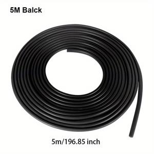 TEMU 5미터 / 196.85인치 고품질 범용 차량 문 충돌 방지 스트립 - 스크래치 방지용 미세 테이프, 내구성이 뛰어나고 설치가 용이함 - 차량 문 손상 및 스크래치로부터 보호해 드립니다!