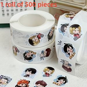 TEMU 500/1000개 배구 남아 컬러풀 스티커 세트 - 트렌디한 데코 스티커 (노트북, 스케이트보드, 물병용) - 창의적인 수공예에 필수 (8 패턴 사이클), 문구류, 여행 가방, 뷰티 용품 등에 적합, 휴일 선물로 이상적|편지지