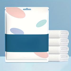 TEMU 4pcs 세트의 일회용 여행 침구, 모든 4 계절을 위한, 두꺼운 비섬 소재, 일회용 시트, 이불 커버, 베개 커버, 여행을 위한 최고의 용품!