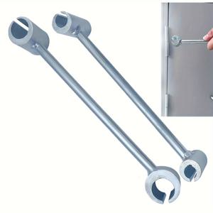 TEMU 2개 세트 도어 힌지 벤딩 공구, 조절 가능한 갭 렌치, 수동 스패너 공구, 라운드 너트 조절 가능 렌치 키 14-18mm 23-25mm