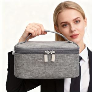 TEMU 1개 휴대용 가열 보온 도시락 가방 (USB 충전 지원), 다양한 도시락 겸용, 가볍고 튼튼함, 차량, 트럭, 사무실, 건설 현장에 적합 (식품 접촉 불가)