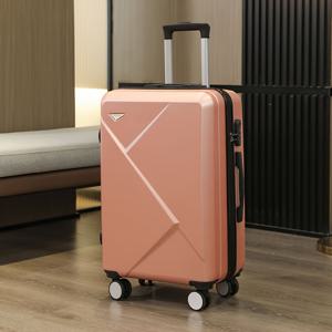 TEMU 20인치 한국 스타일 여성 대학생용 프레쉬 앤 이지 여행 가방, 남성용 대용량 비밀번호 여행 가방, 가죽 풀 로드 케이스