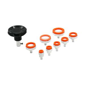 TEMU 9-in-1 다용도 시계 케이스 오프너 도구 (색상 변색 방지 고무 흡착), 시계 뒷면 개방용, 8가지 다양한 사이즈 포함