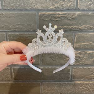 TEMU 1개 라인스톤 레이스 왕관 헤어밴드 헤어 장식