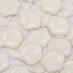 TEMU 25pcs 유칼립투스 왁스 밀봉 스티커 - 자체 접착, 매트 핏, 육각형, 결혼 초대장, 편지지, 선물 포장, 공예 및 스크랩북, 선물 포장 스티커 | 꽃 왁스 밀봉 | 자체 접착 밀봉|스티커|실링왁스