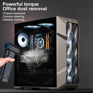 TEMU 터보 블로워 비스트 모드 팬 전기 에어 더스터 9000000 RPH 브러시리스 최대 작동 전력 200W 터보 2-in-1 송풍/흡입, 3개 노즐, 310g 추력, 눈 청소, 차량/야외 캠핑용, 휴대용 강력한 바람|차량용선풍기|캠핑선풍기|서큘레이터선풍기