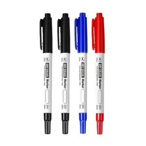 TEMU 듀얼 팁 지우개 마커, 2-in-1 화이트보드 펜 | 부드러운 표면에 쉽게 지워짐, 사무실 및 교육용 멀티 컬러 세트, 무독성 유성 잉크, 플라스틱, 유리, 금속, 골판지에 적합