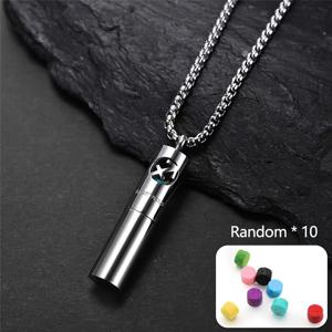 TEMU 창의적인 아로마테라피 목걸이 시리즈, 12가지 별자리, 남녀공용 목걸이, 향수 펜던트, 차량용 디퓨저, 스타일리시한 향 목걸이, 의미 있는 선물, 23인치 체인 및 스펀지 패드 10개 포함|목걸이|향수