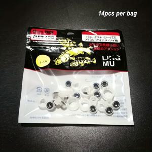 TEMU 세라믹/실리콘 낚시줄 가이드 - 내구성 강한 스위블 비즈 & 링, 낚싯대, 훅, 루어용 - 다색(블랙/화이트) 저유지보수 낚시 액세서리, 민물/바닷물 낚시 장비|낚시대