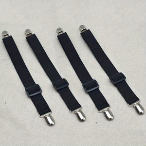 TEMU 4개 조절 가능한 탄성 침대 시트 클립 - 소파 쿠션, 매트리스 커버, 침대 시트용 다목적 스트랩 - 침실과 거실 정리에 완벽