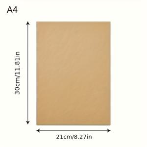 TEMU 고품질 A3/A4/A5 골판지 25/40매 - 내구성이 뛰어난 갈색 골판지 디자인, 우편, 배송, 미술 및 공예, 프로젝트, 사무용품, 칸막이 및 삽입물에 적합.