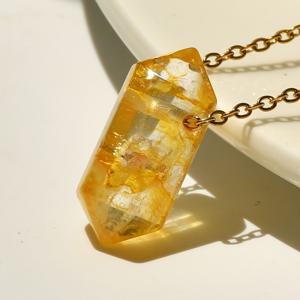 TEMU 1개 자수정 육각 펜던트 목걸이, 패션 여름 수제 보석 라피스와 호랑이 눈 천연 스톤 초커 (천연 색상은 다를 수 있음), 휴가 스타일, 캐주얼 의상, 목걸이, 초커, 핸드크래프트 펜던트, 아티산 목걸이, 보석 목걸이, 보호 스타일, 그녀를 위한 선물