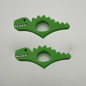 TEMU 2개 공룡 엄지 북마크 - 녹색 공룡 디자인, 내구성 있는 PP 소재, 책 애호가, 교사, 학생을 위한 휴대용 페이지 분리기 - 이상적인 독서 액세서리 및 책 애호가를 위한 선물, 공룡 방 장식