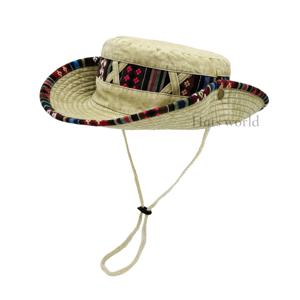 TEMU 1개 민족 스타일 빈티지 어부 모자, 다용도 패션 버킷햇, 남녀 공용, 해변 및 야외 여행에 완벽, 이상적인 선물 선택|벙거지모자