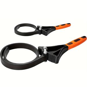 TEMU 2pcs 조절 가능한 고무 스트랩 렌치 세트, 6