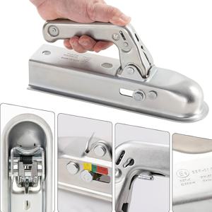 TEMU 직접 연결 유럽 표준 트레일러 커플링, 50mm 구형 히치, RV 개조 액세서리