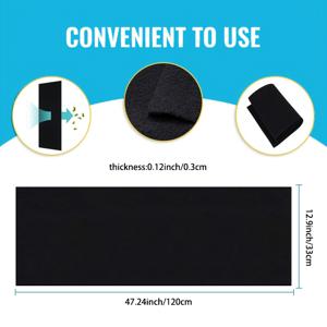 TEMU 대형 활성탄 공기 필터 패드, 에어컨, 공기청정기, 환풍구, 스토브, 제습기, 레인지 후드, 퇴비통, 펫용품 및 청소 액세서리에 적합. 전기 불필요, 환기 개선, DIY 설치, 부드러운 소재, 고효율 필터링, 공기청정기 액세서리, DIY 애호가에게 필수|에어컨필터