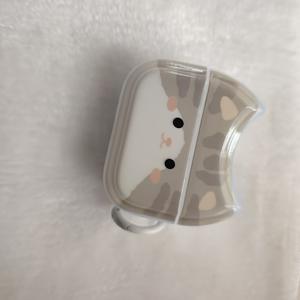 TEMU 에어팟 1/2/Pro/Pro 2/3/4 케이스 호환 고양이 모양 커버 - 부드러운 방탄 케이스, 귀여운 고양이 귀 에어팟 케이스 (그레이) - 가볍고 내구성 있는 에어팟 케이스