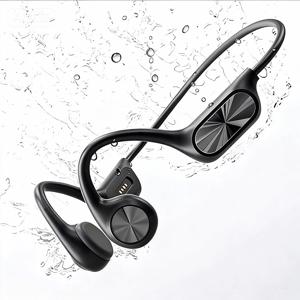 TEMU 수영 골전도 이어폰 오픈 Swimming 내장 MP3모드 최신 무선 블루투스 6.0 수영 이어폰