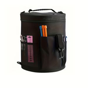 TEMU 1개 수제 뜨개질 털실 가방, 털실 공과 코바늘 보관용 대용량, 털실 정리함