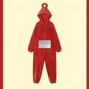 TEMU 1개 안테나 목욕가운 점프수트, 할로윈 캐릭터 코스프레 미니 후드 목욕가운, 초부드러운 플란넬 성인용 파자마, 귀여운 캐릭터 안테나 커플 점프수트 목욕가운 타월 욕실용품|잠옷|코스프레|파자마