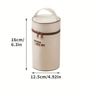 TEMU 1개 보온 도시락 가방, 두꺼운 알루미늄 호일 보온백, 휴대용 보관백, 야외 캠핑, 학교, 직장 등 다양한 상황에 적합, 재사용 가능. 백투스쿨 도시락 가방, 학생용 도시락 토트백, 백투스쿨 필수품, 식품 비접촉