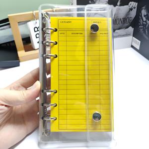 TEMU 슬림 A6 바인더 더블 버클, 재정 관리 툴킷으로 예산 봉투와 함께 사용하기 좋은 재무 추적, 수입 및 지출 관리, 저축 도전 설정에 이상적인 사무용품