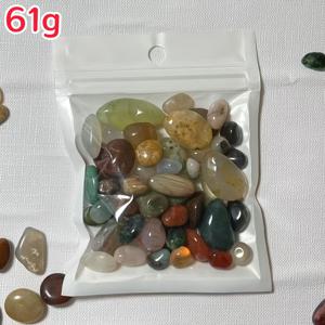 TEMU 41/61/101G 천연 멀티컬러 조개돌 - 광택 처리된 반투명 빗방울 모양 조약돌, 수족관 장식, 다육이 화분, 식물 장식, 천연 장식 및 꽃병 장식에 적합하며, 돌 애호가를 위한 이상적인 선물입니다.
