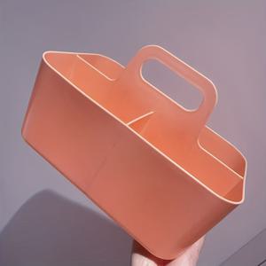 TEMU 손잡이 달린 수납 바구니, 휴대용 연필 케이스 정리함, 개인 용품, 티슈, 청소 용품 및 화장품 보관을 위한 5칸 데스크탑 정리함, 가정 정리, 일상 필수품 보관, 크리스마스