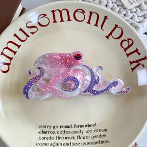 TEMU 시리즈 헤어 클립, 뉴 오션 시리즈 헤어 클립, 대형 상어 클립, 창의적인 디자인, 크로스보더 인기 헤어 클립, 재미있는 해양 동물 헤어 클립, 대형 상어 헤어 클립