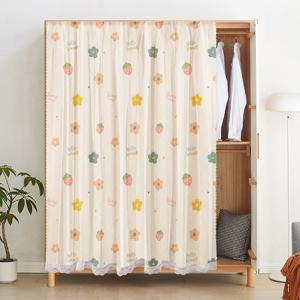 TEMU YYT 벨크로 커튼 이중 망사 커튼 쉽게 설치,공간분리,암막, 가리개, 가림막커튼, 문가리개, 조림식, 귀여운, 수납장가리개,가정용, 기숙사용, 학생용품,모기 및 파리 및 먼지 방지, 사계절 용품, 크리스마스 선물