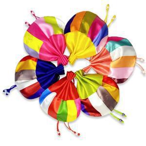 TEMU 색동 색동주머니 전통주머니 주머니 보자기 설 추석 명절