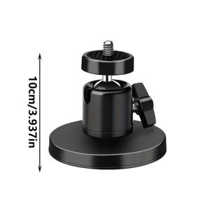 TEMU 드릴 불필요 자석 감시 카메라 마운트 - 강력한 철제 구조, 실내/외 사용을 위한 자석 접착, 안전 클램프 디자인, 금속 패널, 폴, 벽과 호환 - CCTV 카메라 및 보안 장비 설치에 적합