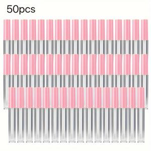 TEMU 10/20/50개 빈 립글로스 튜브, 화장품용 플라스틱 메이크업 컨테이너, 리필 가능한 병, 메이크업 제품