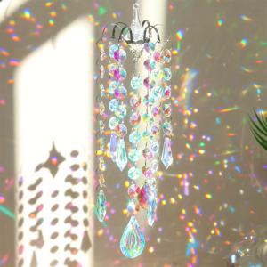 TEMU 1개 선 캐처, 차량용 펜던트, 마법의 무지개 벽걸이 장식, 드림 펜던트, 무지개 제조사 벽걸이 장식, 집 방 정원 창문 벽 장식용