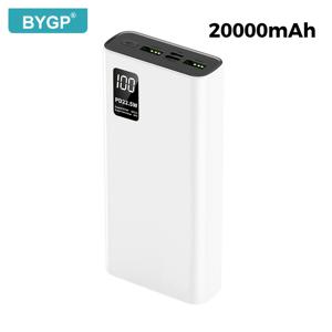 TEMU BYGP 휴대용 충전기, 22.5W 10000/20000mAh USB C 입력 및 출력 보조 배터리, 고속 충전용, PD 3.0 + QC 4.0 LED 디스플레이, 아이폰 15/14/13/12 Pro, 삼성 S21, 구글/아이패드 태블릿 등과 호환|보조배터리|C타입충전기|보조배터리20000