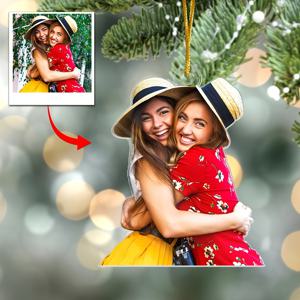 TEMU [2D 플랫] 개인화 아크릴 사진 장식품 - 커플을 위한 2D 플랫 디자인, 크리스마스, 결혼기념일, 발렌타인데이에 적합 | 자신의 사진, 사랑 주제, 결혼기념일 선물과 함께 매달 수 있는 장식품 | 테마 장식품 | 개인화 가능한 이미지, 사랑 장식품