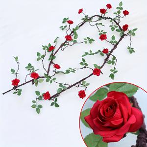 TEMU 1개 리얼리스틱 실크 인조 꽃덩굴 매달린 덩굴 - 웨딩, 이스터, 야외 매달린 장식에 적합한 우아한 인조 식물 - 정원, 발코니, 장식용 유지 관리 필요 없는 인조 아이비