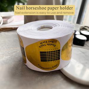 TEMU 500pcs 네일 아트 및 확장 키트: 말발가락 모양의 틀, DIY 네일용 직사각형 템플릿 - 가정용 살롱, 종이 홀더, 말발가락 보조 네일 확장 랙, 접착제 사진 휴식, 네일 확장용 전문 도구