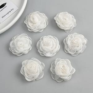 TEMU 10개입 리얼리스틱 인조 장미 메쉬 웨이브 페탈 - 2.3인치 DIY 웨딩, 브라이덜, , 어머니날 & 크리스마스 장식용 인조 꽃 - 테이블 센터피스, 헤어 액세서리, 신발 & 모자 장식 (관리 불필요)