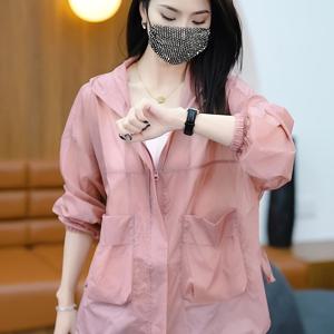 TEMU 2025 신상 여름 캐주얼 여성 패션 아우터: 인기 인터넷 스타일 쇼울, 통기성 루즈 템퍼먼트 자켓, 얇은 아우터